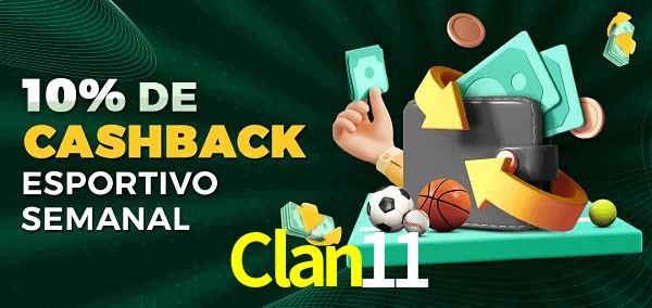 10% de bônus de cashback na Clan11